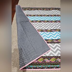 Handmade 100% Cotton Baby Quilt